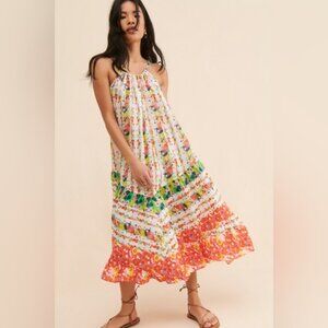 Anthropologie Floe Gertrude Midi Dress
